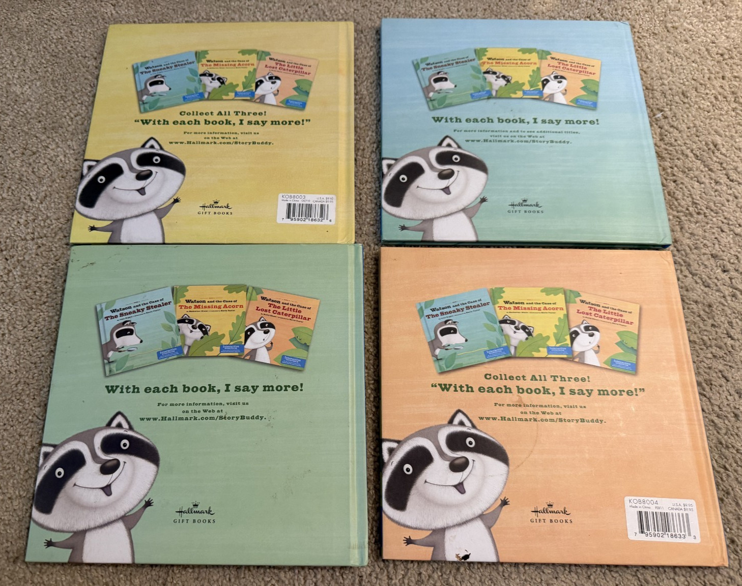 Lot 4 Watson and the Case of the Missing Acorn Hardcover Book Katherine Stan 1 2