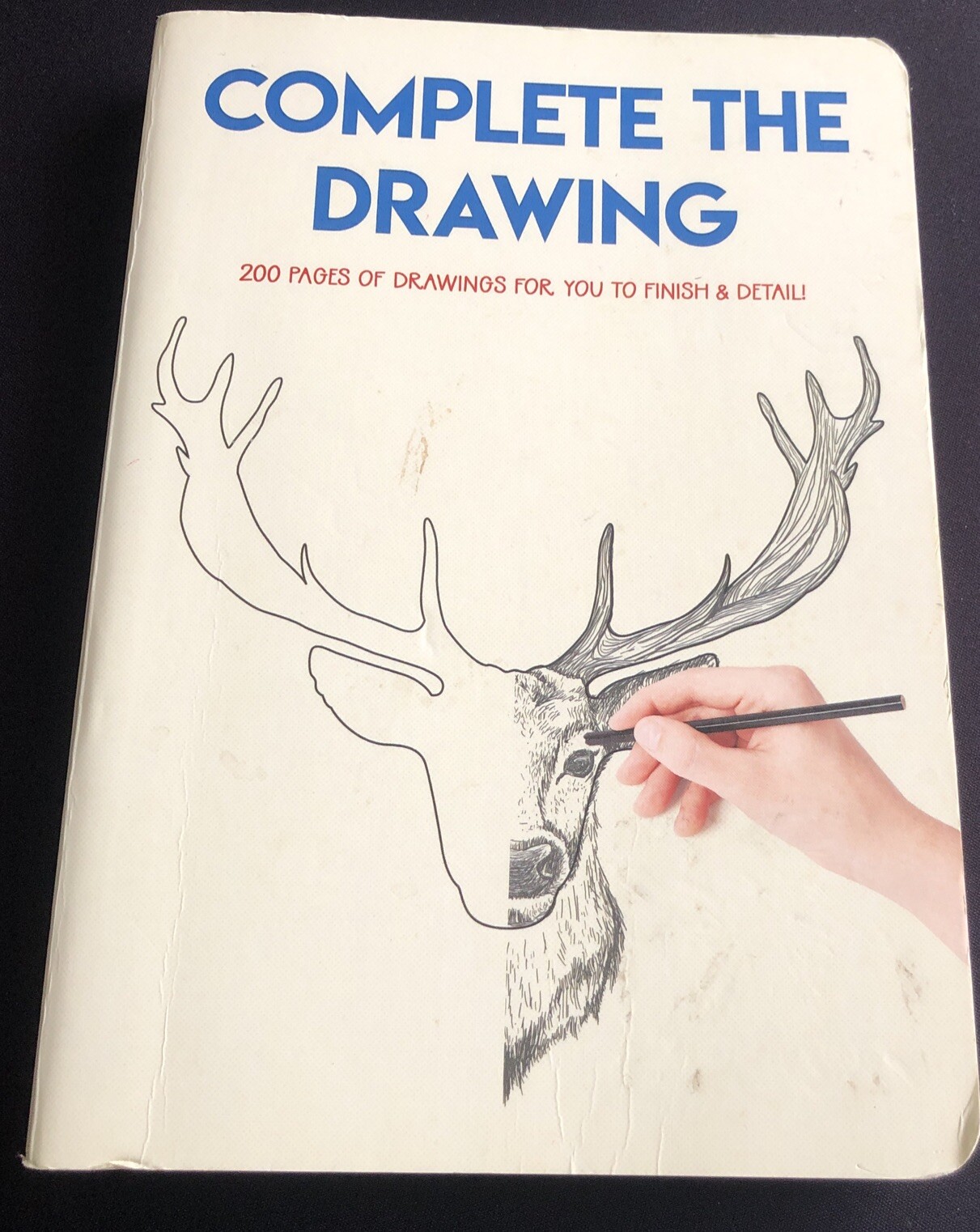 Complete The Drawing – 200 Pages Of Drawings For You To Finish & Detail! Lot