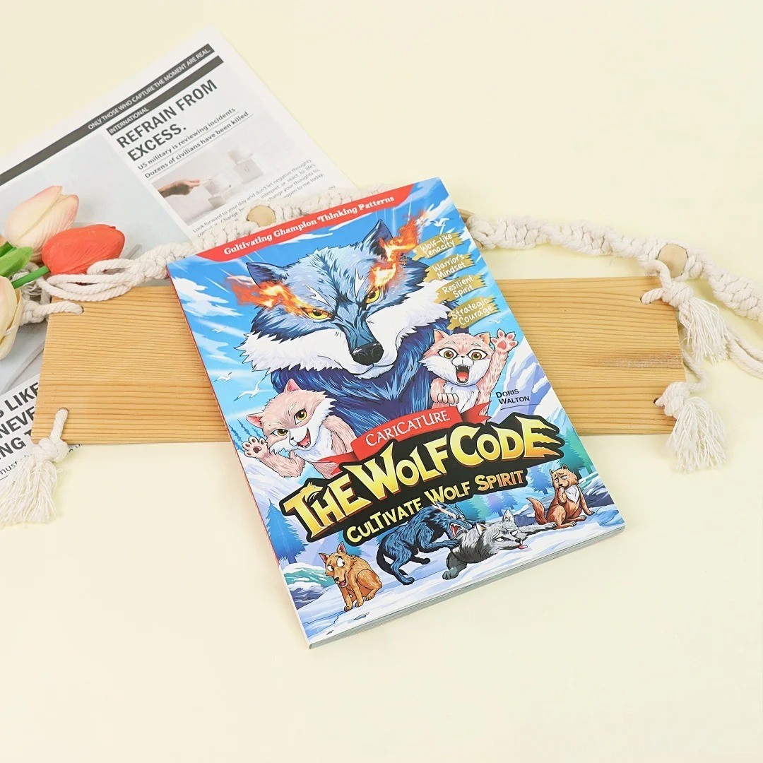 The Wolf Code Cultivate Wolf Spirit Growth Mindset Children’s Book English