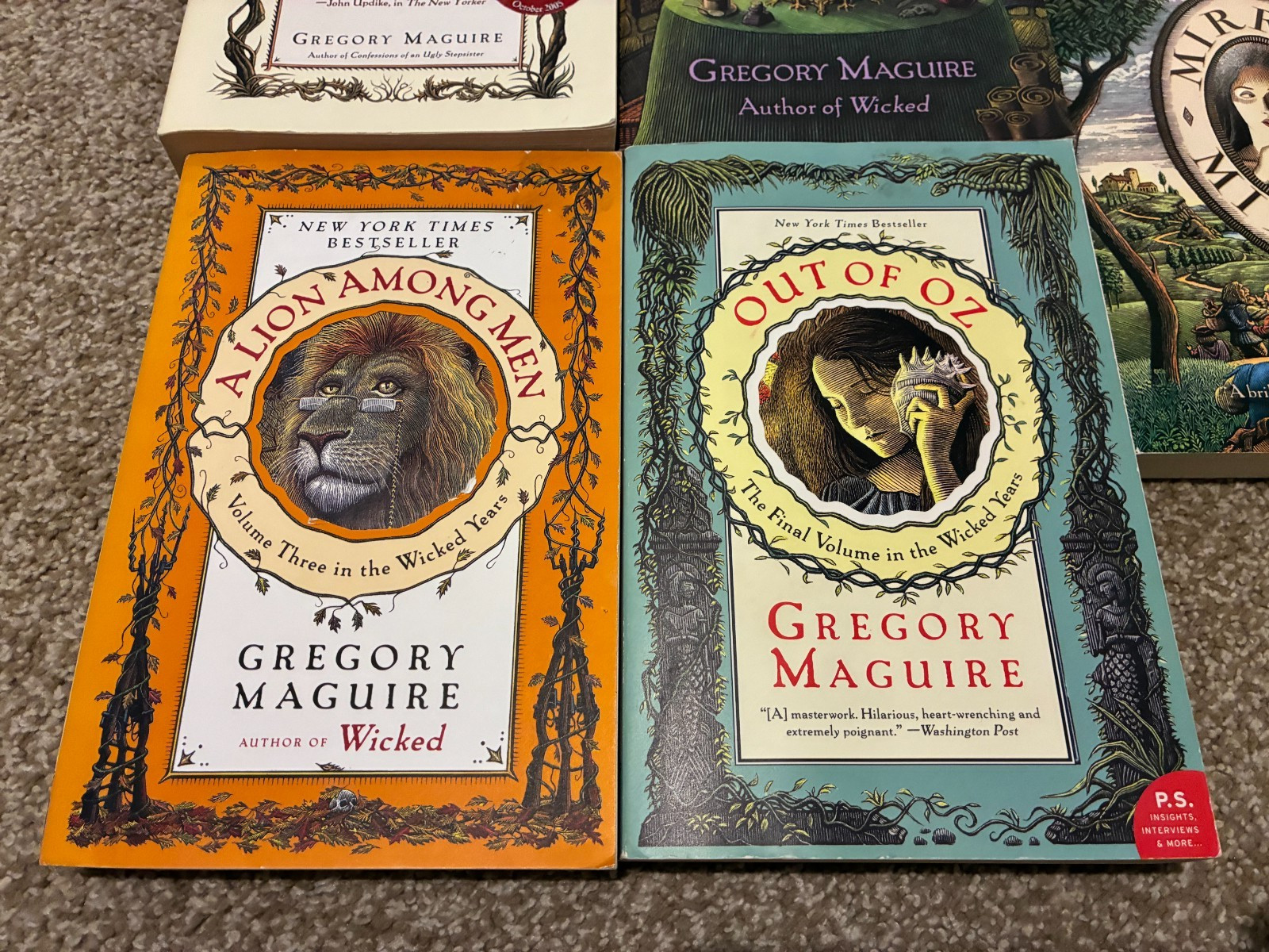 Wicked – Complete 4-Book Series Set & Bonus – RARE! – Maguire – Wizard of Oz!
