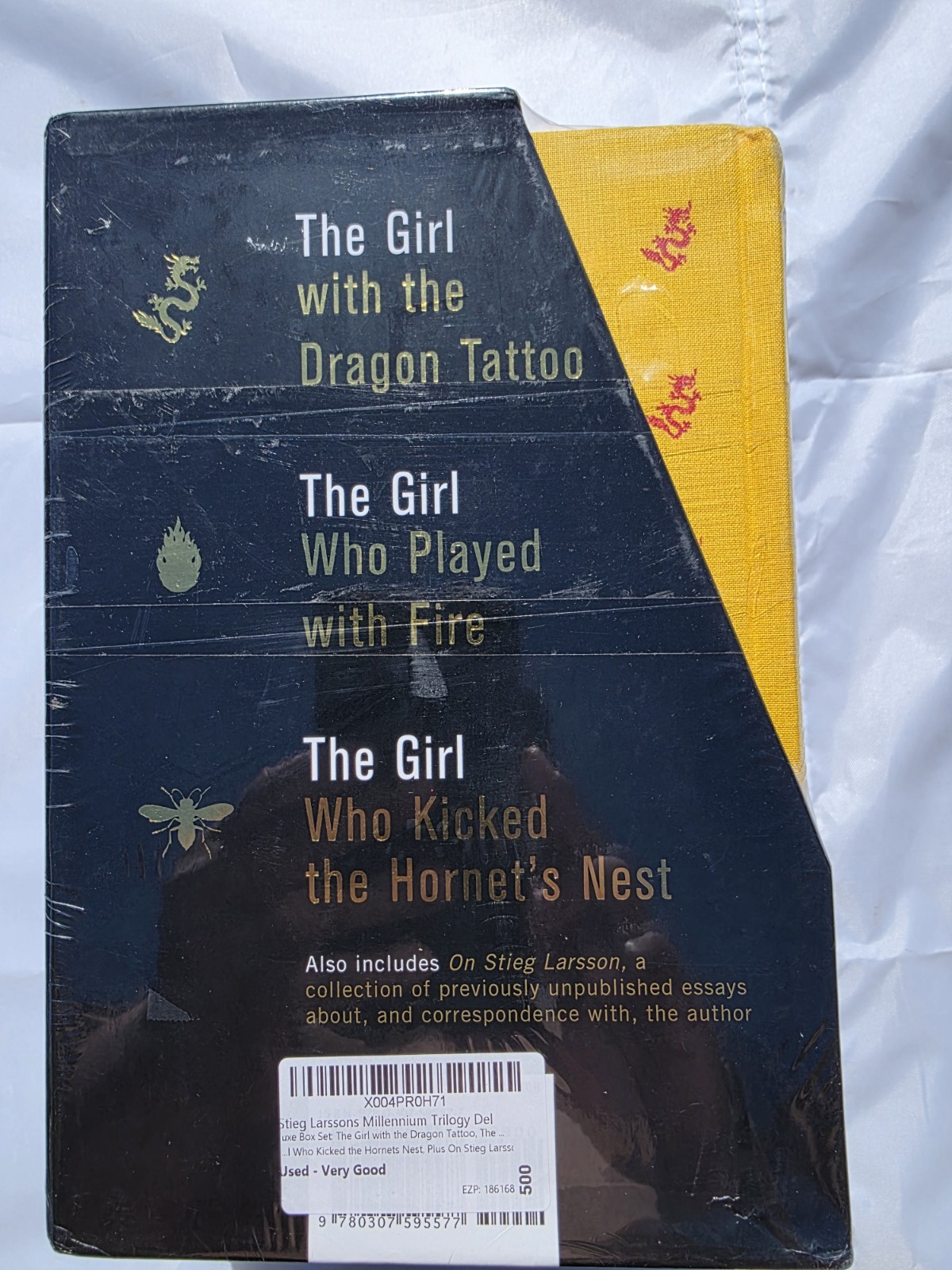 Stieg Larsson The Millennium Trilogy Four Volumes Slipcased Edition Sealed.