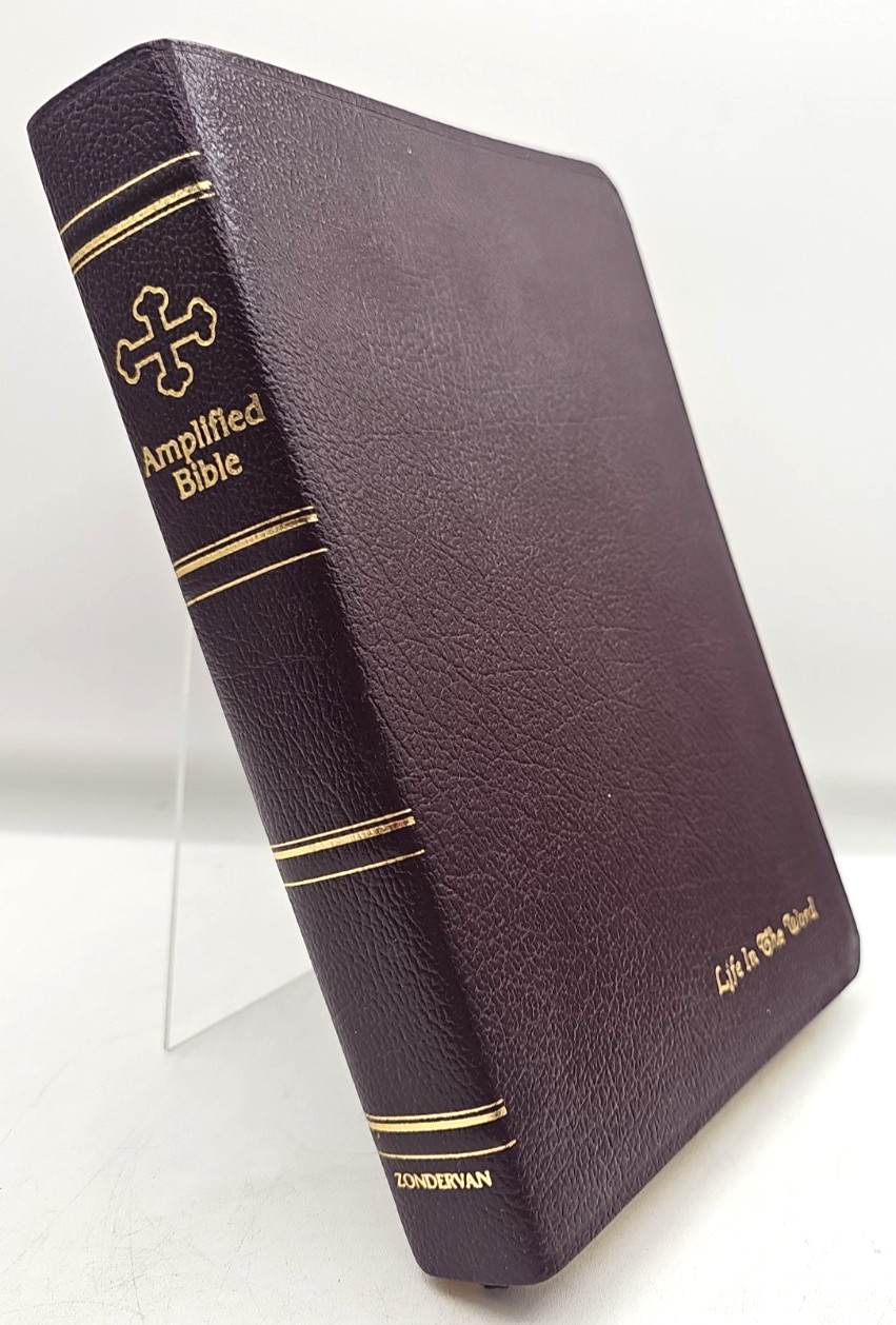 Amplified Bible 1987 Burgundy Bonded Leather Zondervan