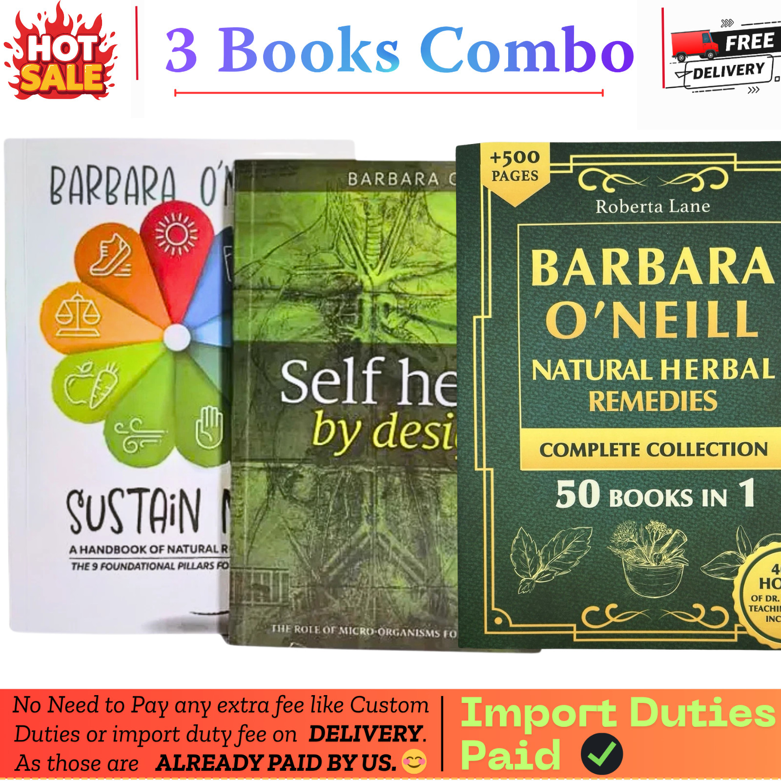 Self Heal by Design/Sustain Me/Natural Herbal Remedies Book by Barbara O’Neill