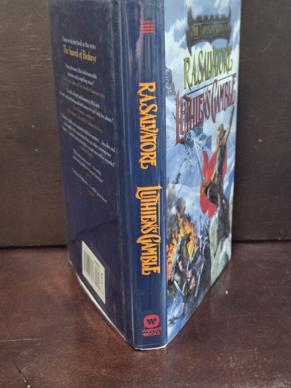 Luthien’s Gamble R.A. Salvatore 1996 1st Ed 1st Printing HCDJ VG Mylar