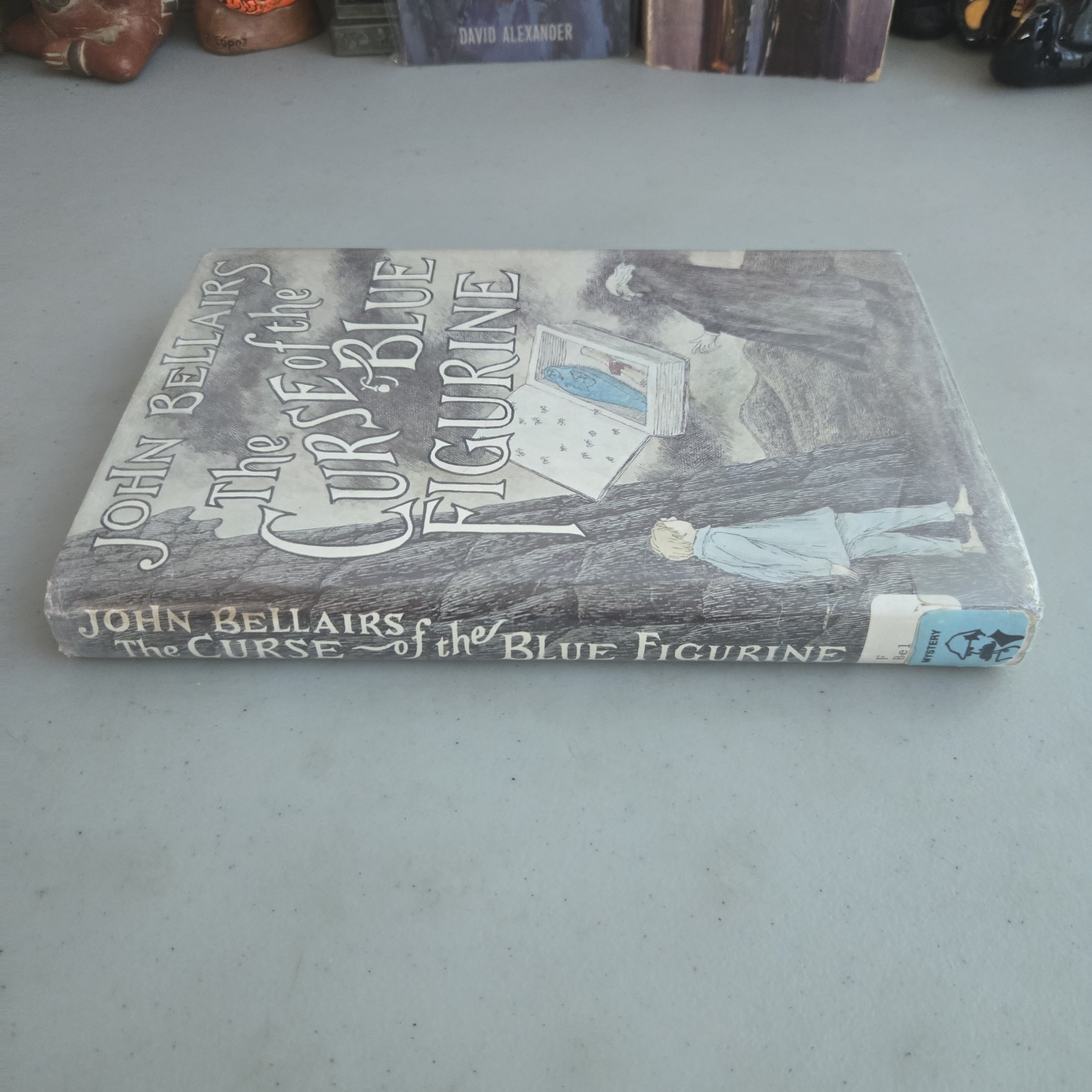 Reserved Listing: Rythomp77 Curse of the Blue Figurine HCDJ Exlib