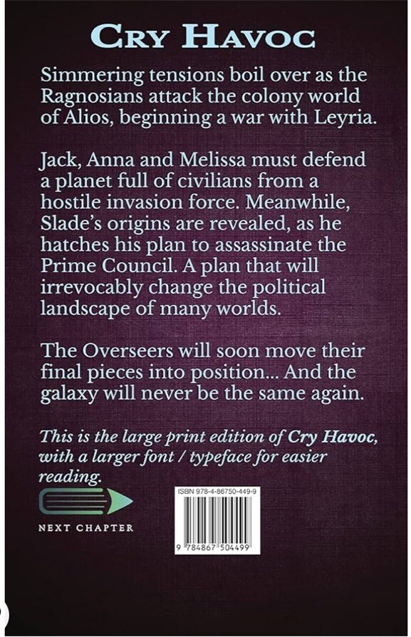 Cry Havoc: Premium Hardcover Edition by Penney, Rs Brand New