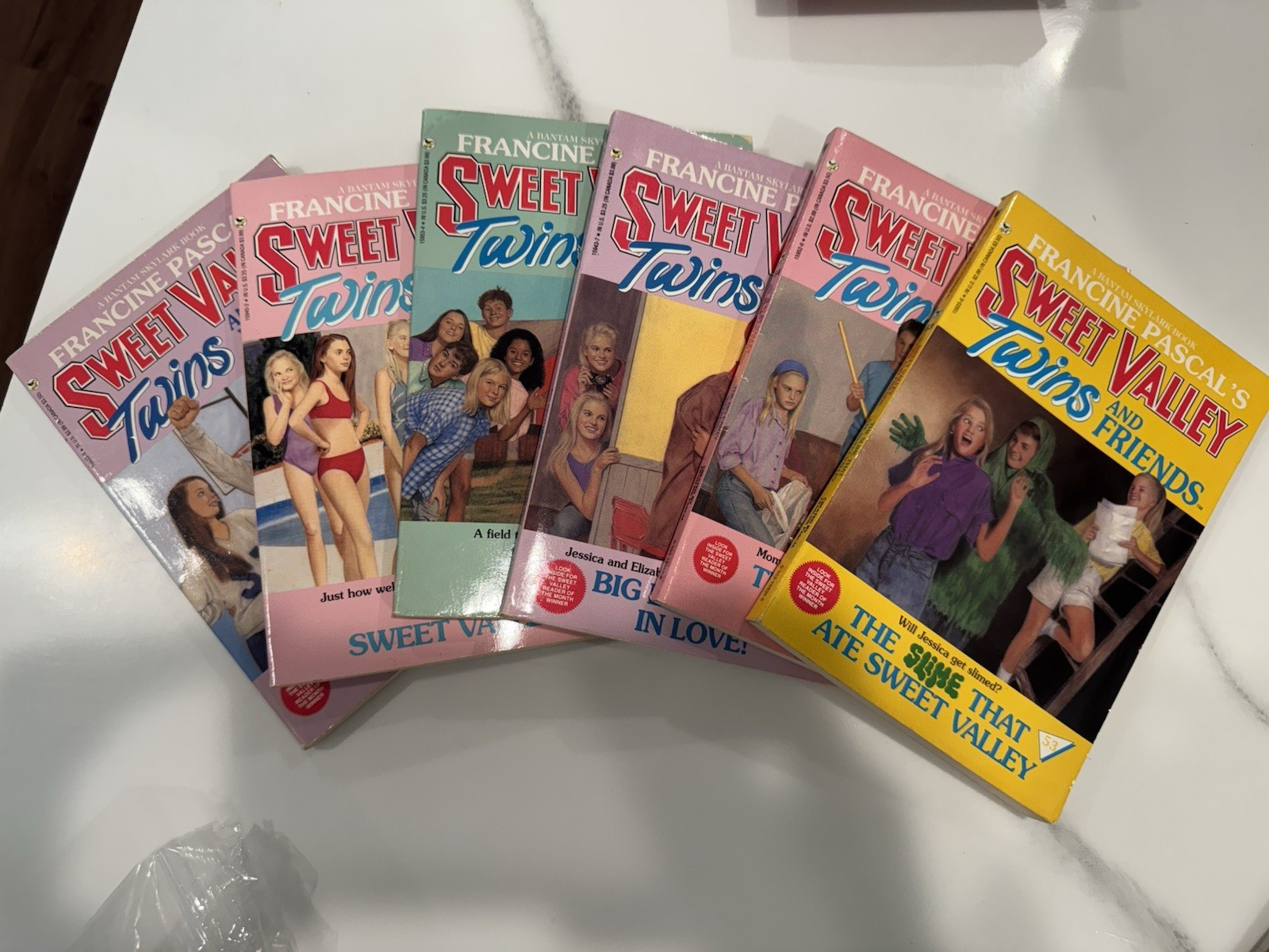 Francine Pascal Sweet Valley Twins and Friends Lot 6 Paperback 52 53 54 57 59 60