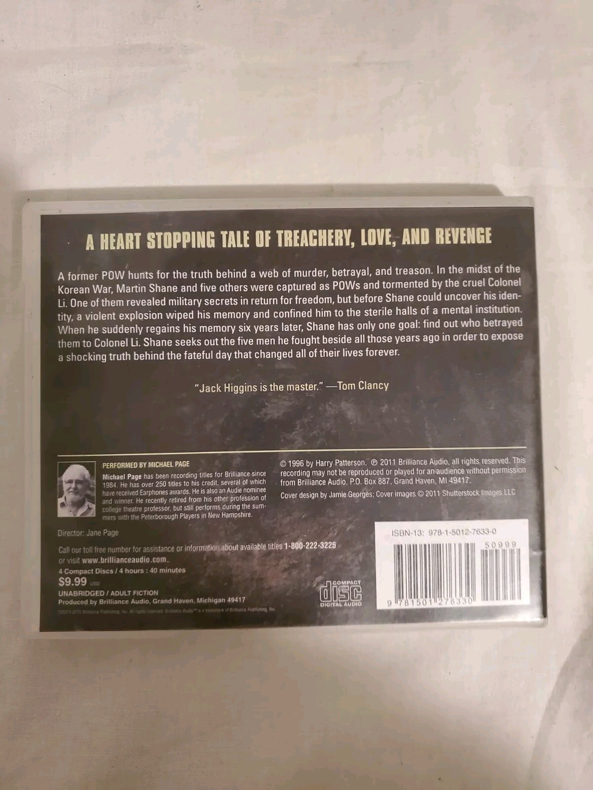 Comes the Dark Stranger by Jack Higgins On CD