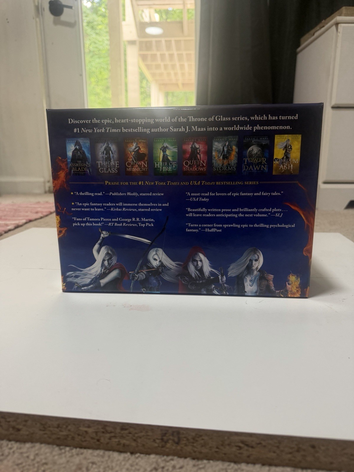 Sarah J. Maas Throne of Glass Series Box Set Fantasy YA Fiction Bloomsbury
