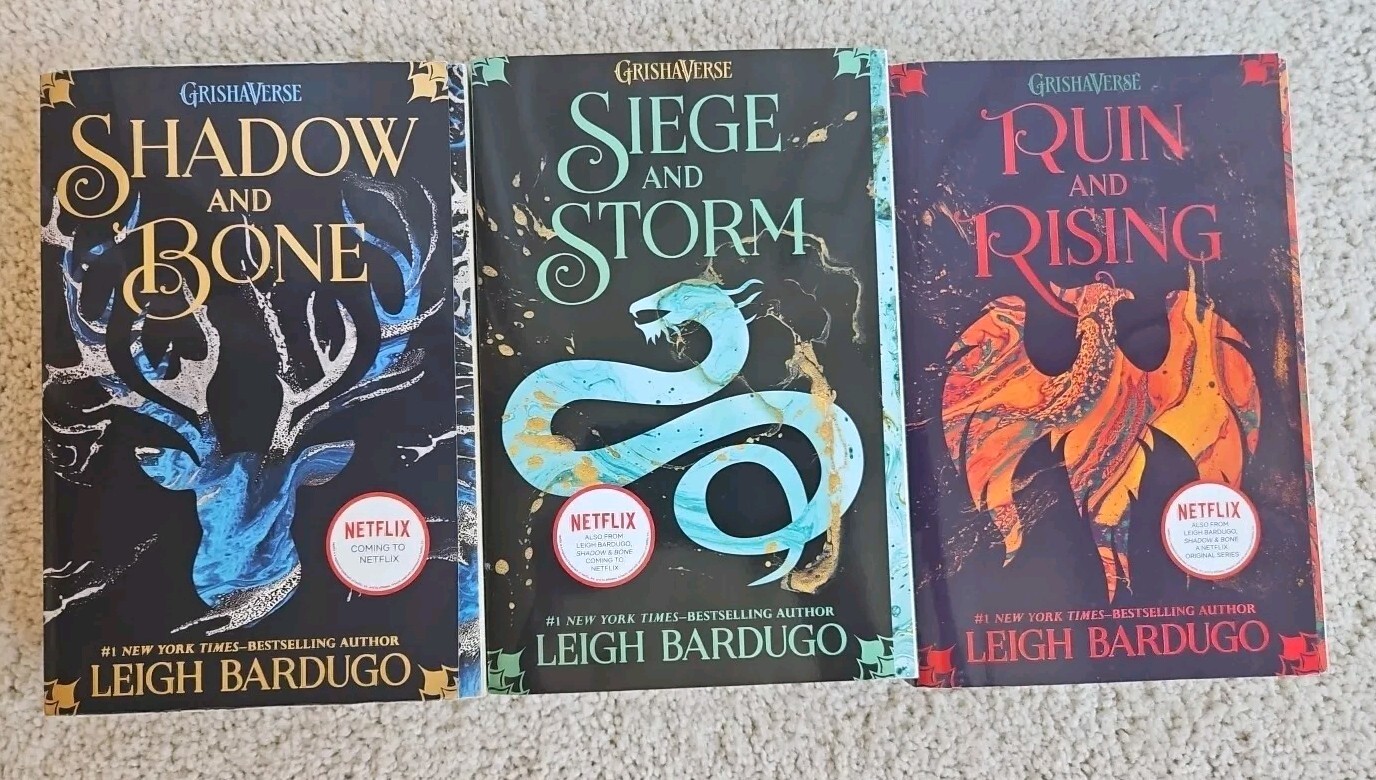 Shadow And Bone Trilogy By Leigh Bardugo Trade Paperback Books Full Set EUC