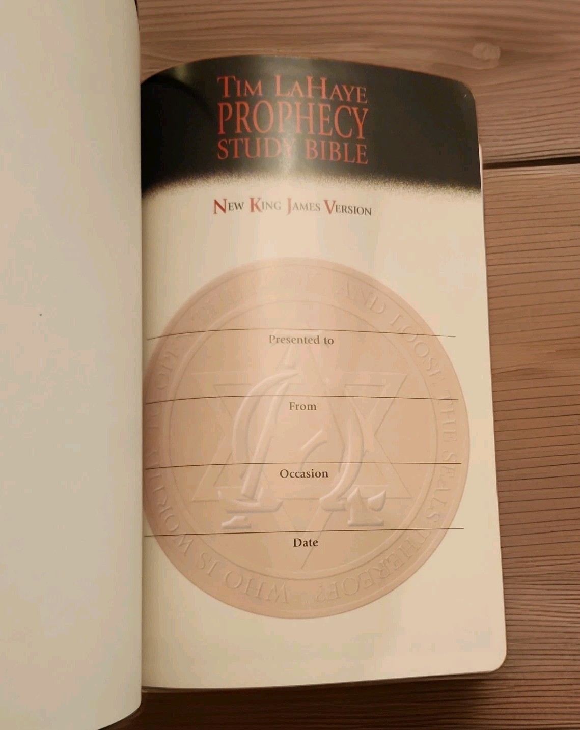 Prophecy Study Bible NKJV Tim LaHaye Genuine Leather Burgundy Vintage 2001