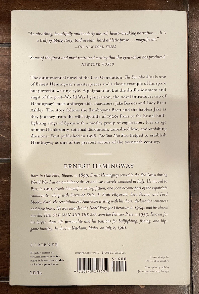 Sun Also Rises : The Authorized Edition by Ernest Hemingway | Paperback