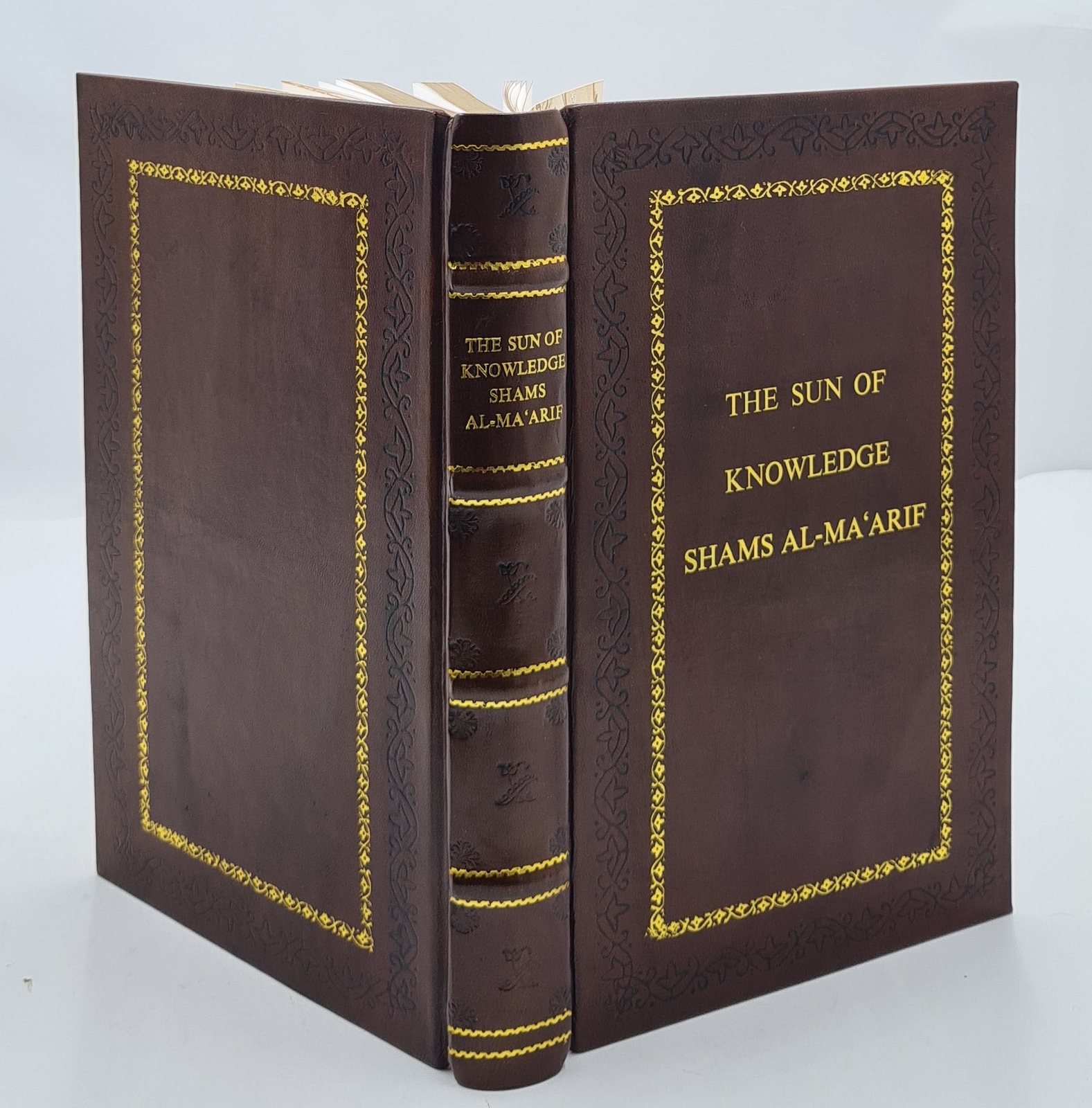 The Sun of Knowledge (Shams al-Ma’arif): An Arabic Grimo [PREMIUM LEATHER BOUND]