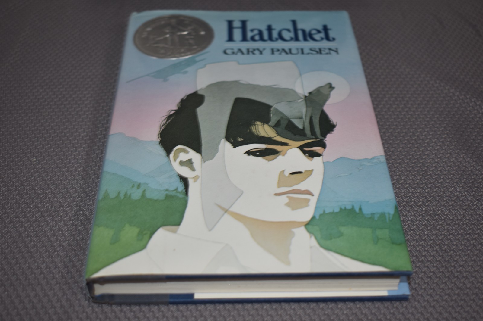 Hatchet by Gary Paulsen (1987, Hardcover, 1st Edition/8th Printing, signed)
