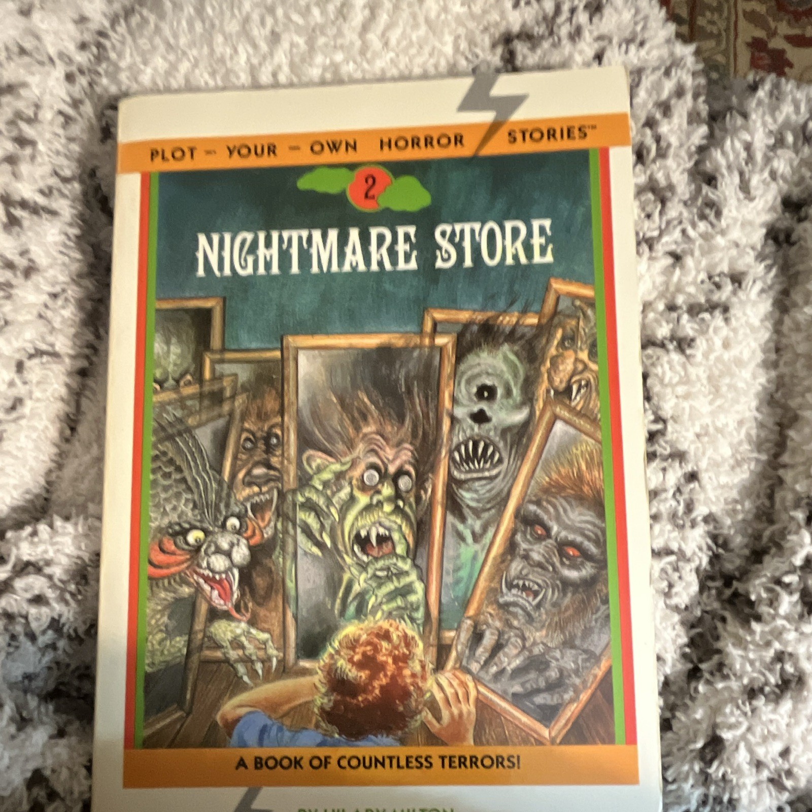 Plot Your Own Horror Stories #2 Nightmare Store PB Hilary Milton Illus 1982