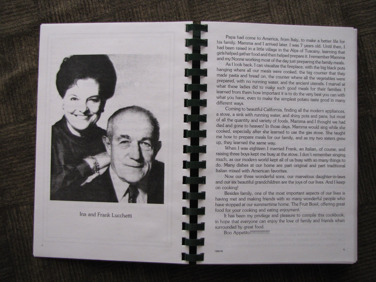 FAVORITE RECIPES Variety Pack by Ina Lucchetti 244+ pages from “THE FRUIT BOWL”