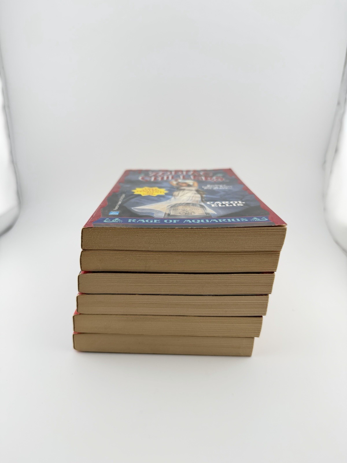 Zodiac Chillers Books Lot 1-6 First Edition SOLD AS A SET Fast Free Shipping