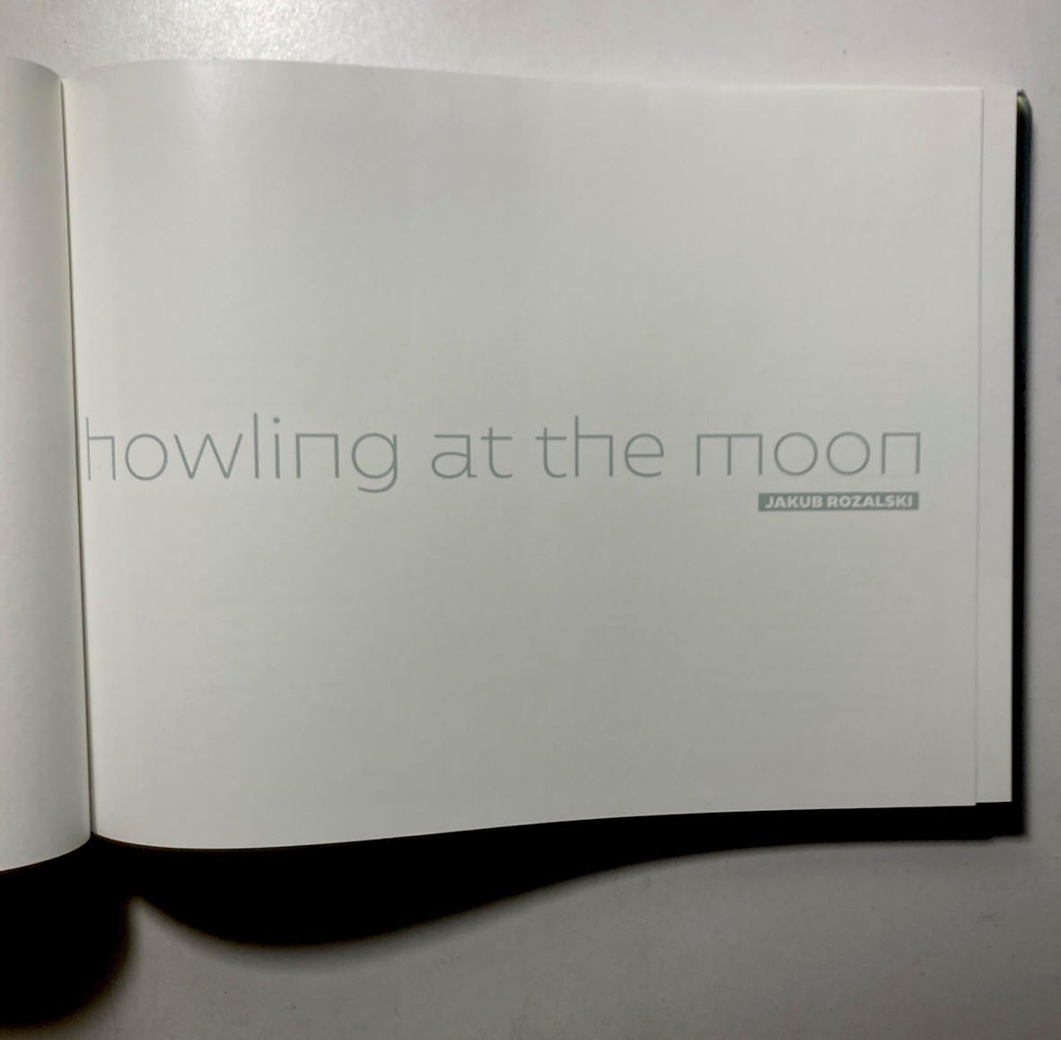 “Howling At The Moon” JAKUB ROZALSKI 2018 Hardcover Art Book Steampunk RARE
