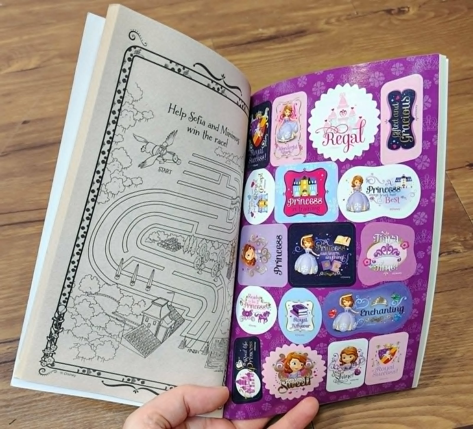 Sofia the First Coloring & Activity Book 8″x5″ 2013 Stickers