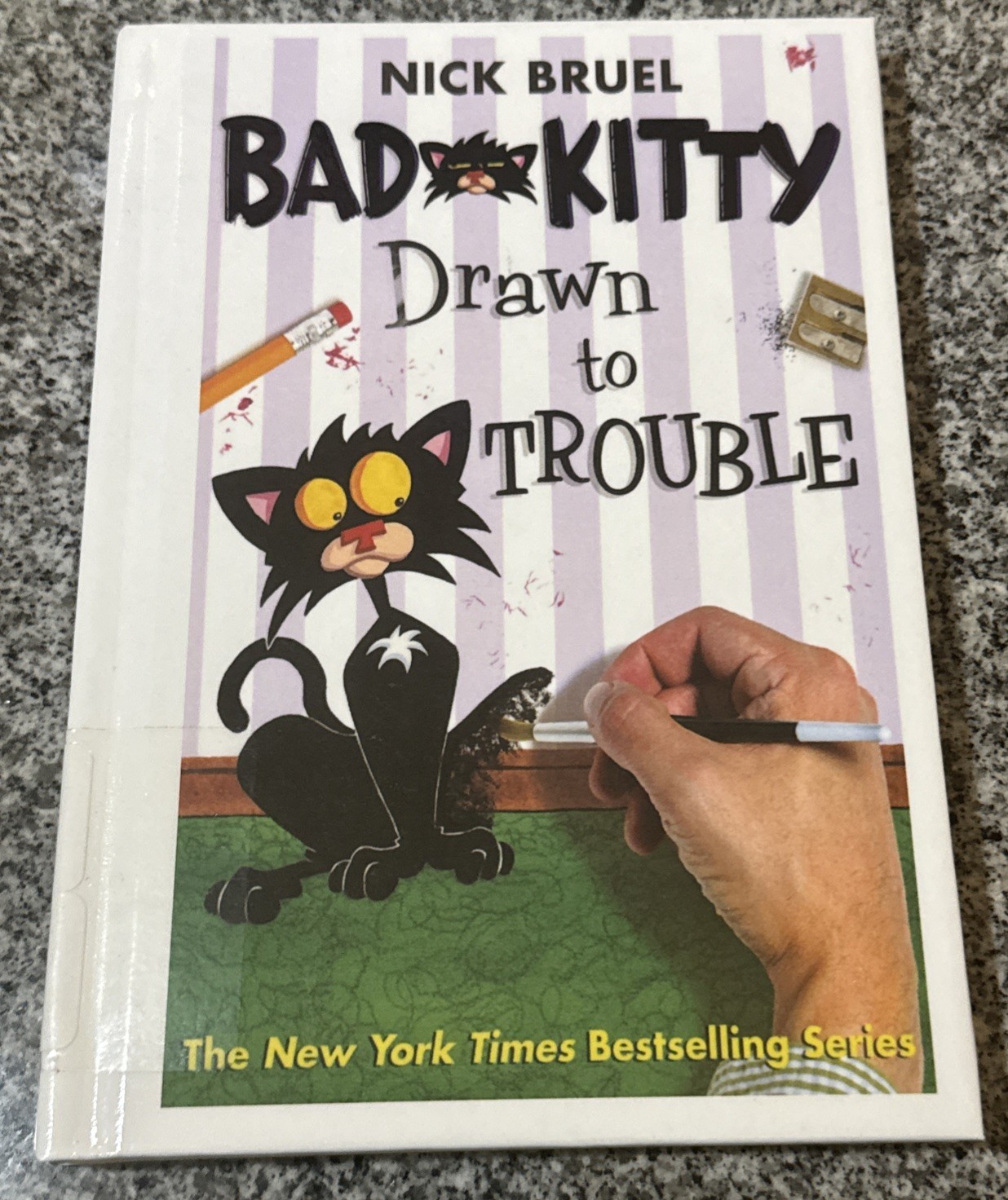 Lot of 4 Bad Kitty Hardcover Books by Nick Bruel First Square Fish Edition