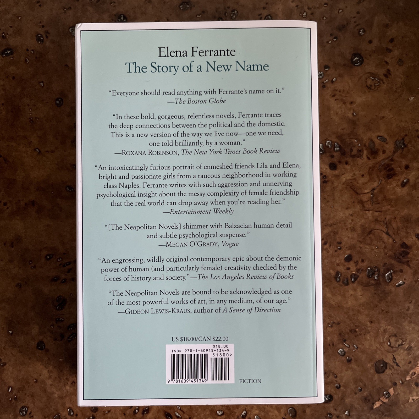 Elena Ferrante Neapolitan Novels—Complete Set, 4 Books—Europa Editions