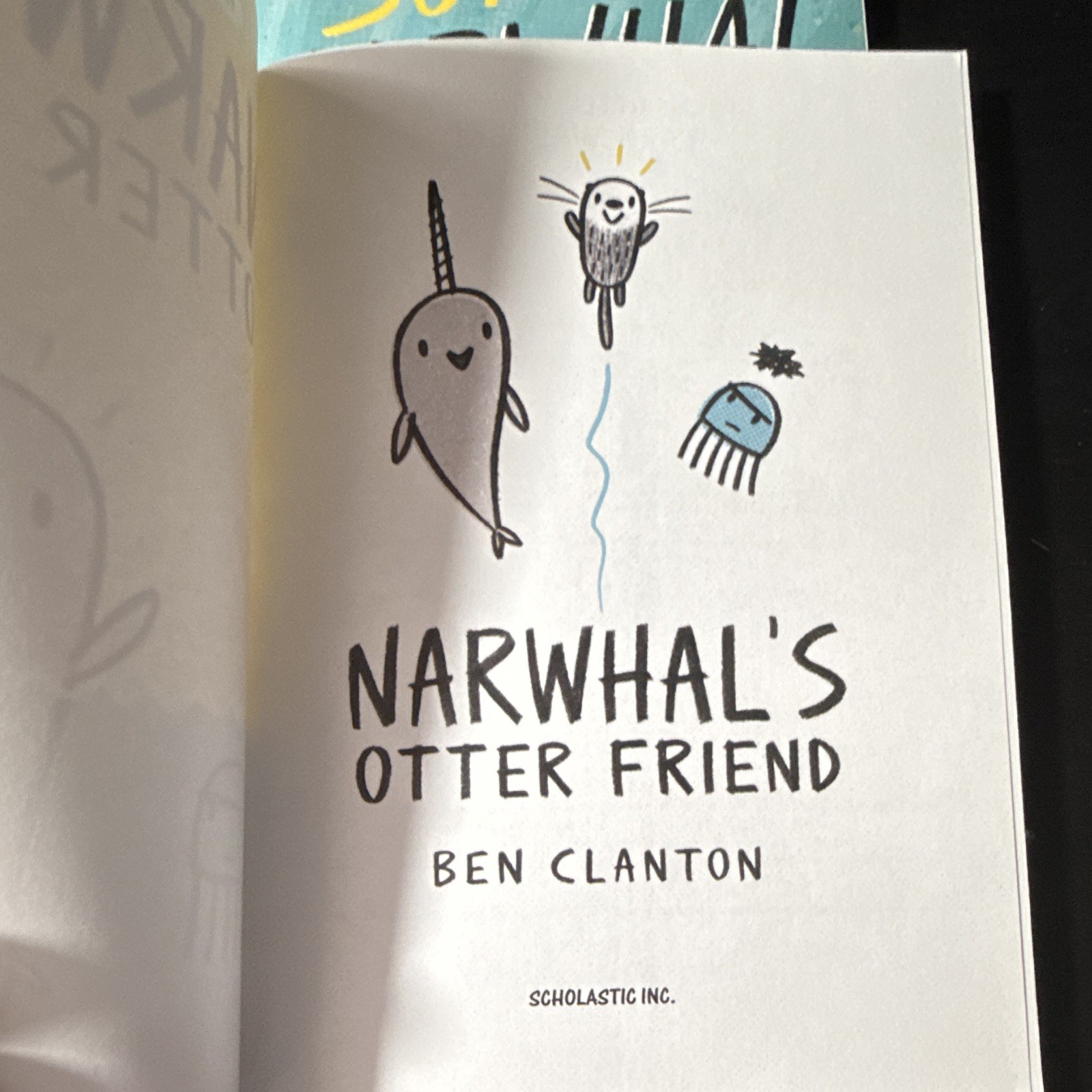 Ben Clanton Narwhal and Jelly Book Lot of 4 Scholastic PB Illustrated Ages 4-8