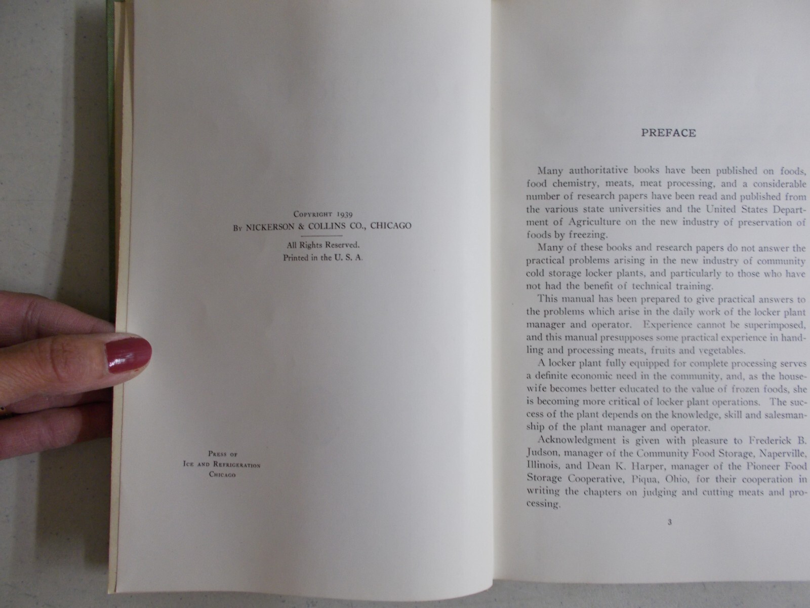 % Refrigerated Locker Plant Manual by Ward Guest 1939