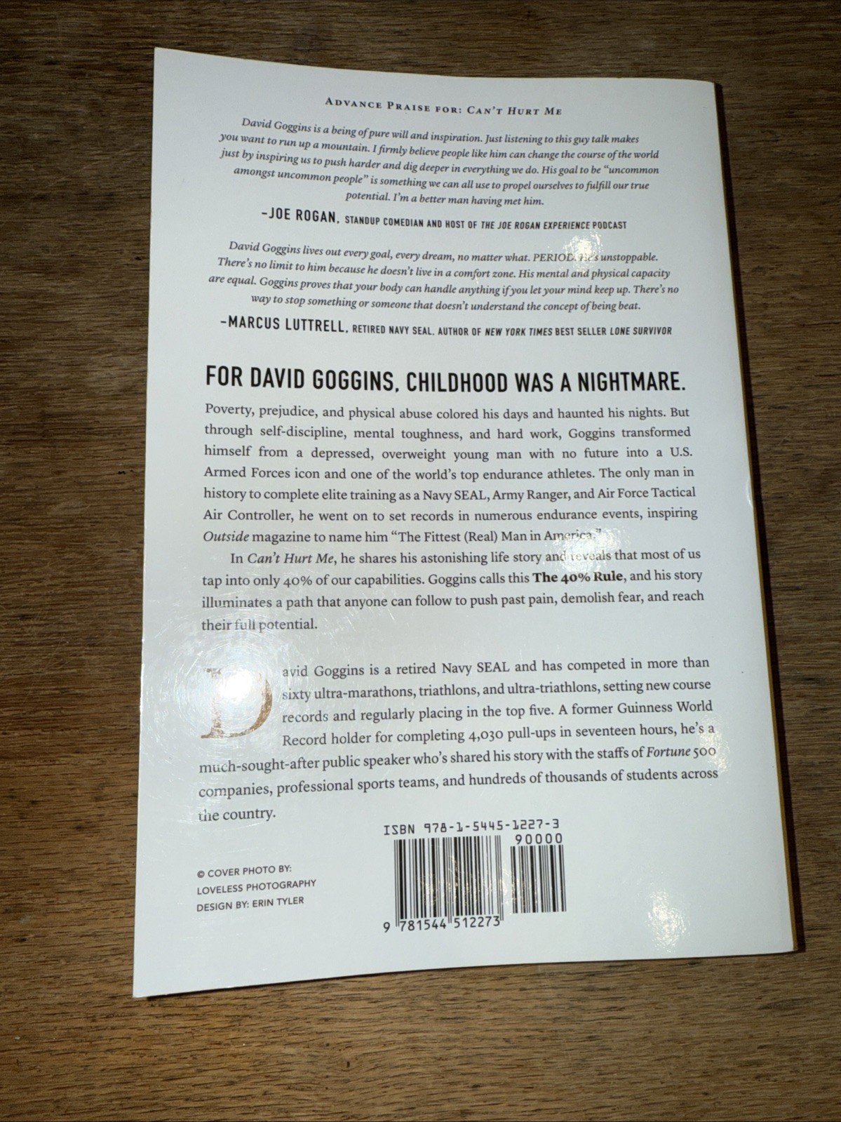 Can’t Hurt Me : Master Your Mind and Defy the Odds by David Goggins – Very Good+