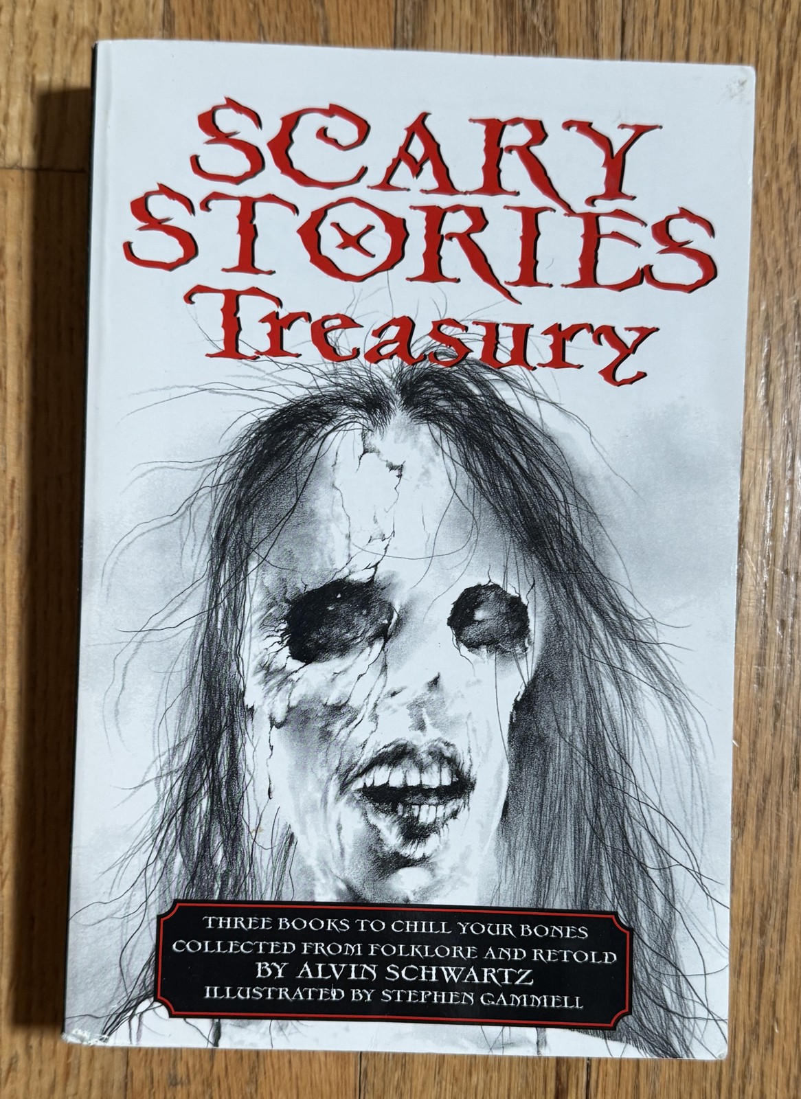 SCARY STORIES TREASURY Paperback Alvin Schwartz Stephen Gammell