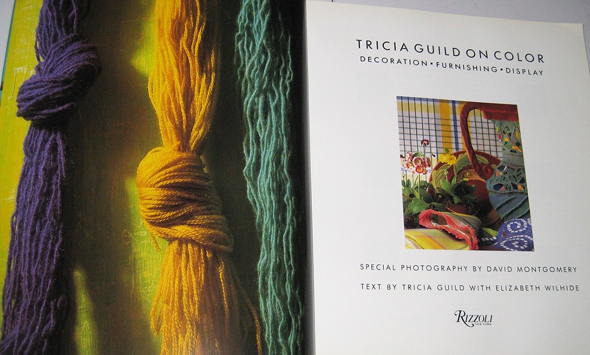 Tricia Guild on Color – Decoration, paperback 9.5 X 11 in., mint condition