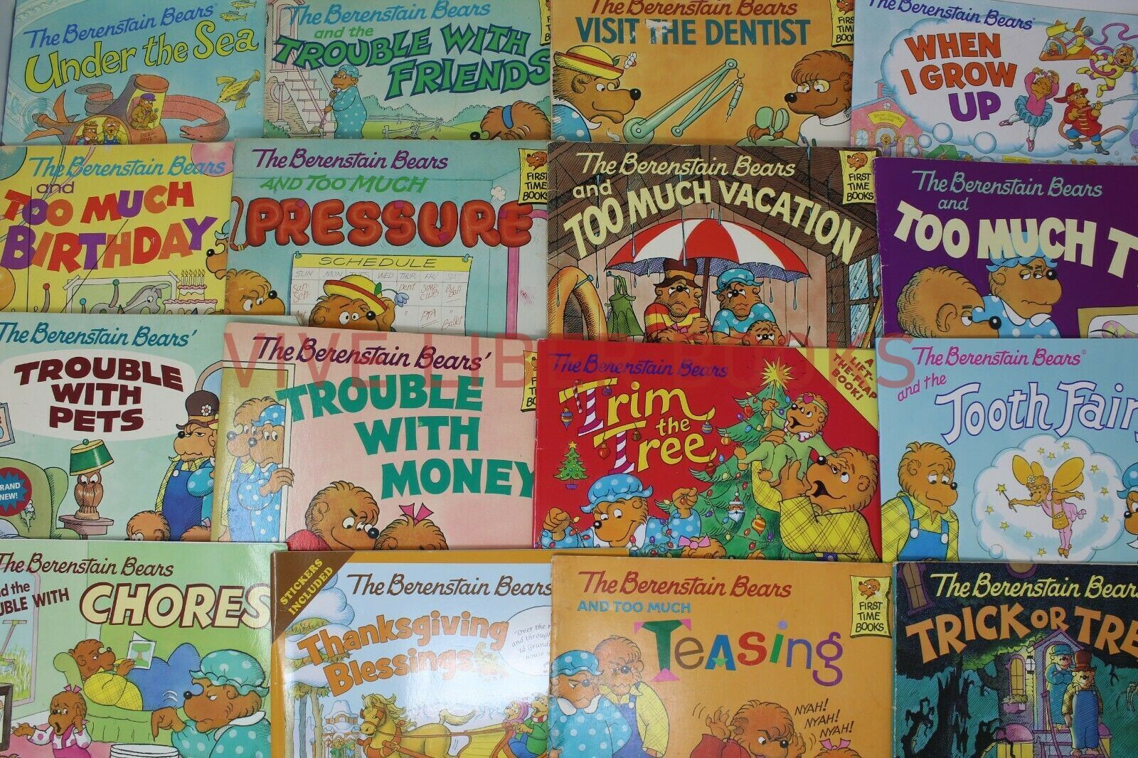 Lot of 10 Berenstain Bears Books Children Kids Picture Random Titles Unsorted