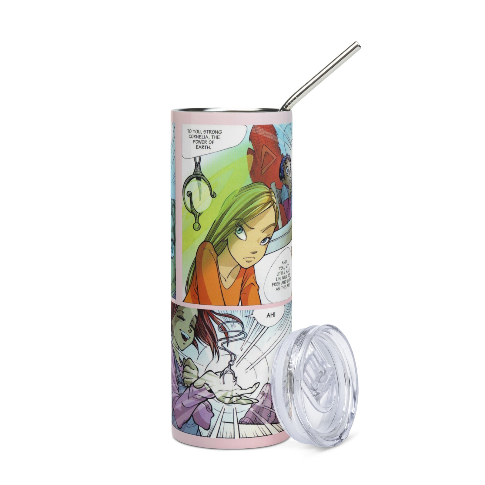 W.I.T.C.H Tumbler 20 oz Will Irma Taranee Cornelia Graphic Novel Premium Quality
