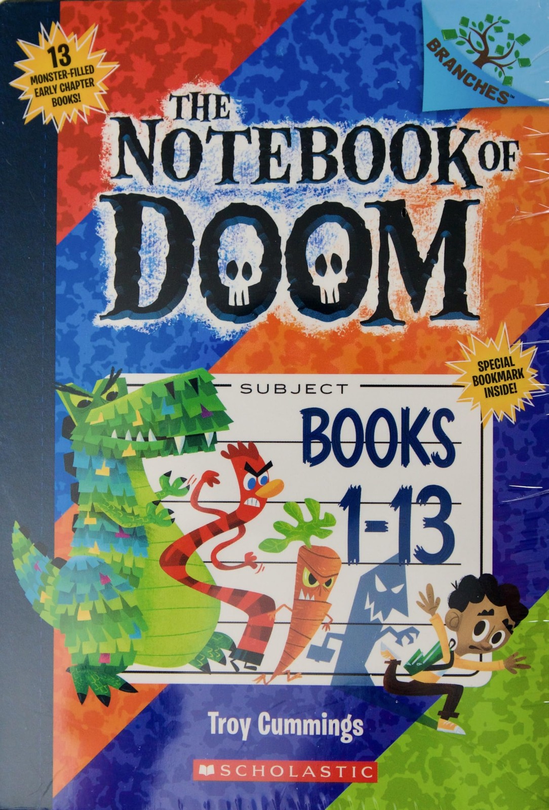 The Notebook of Doom by Troy Cummings 13-Book Boxed Set + Bookmark