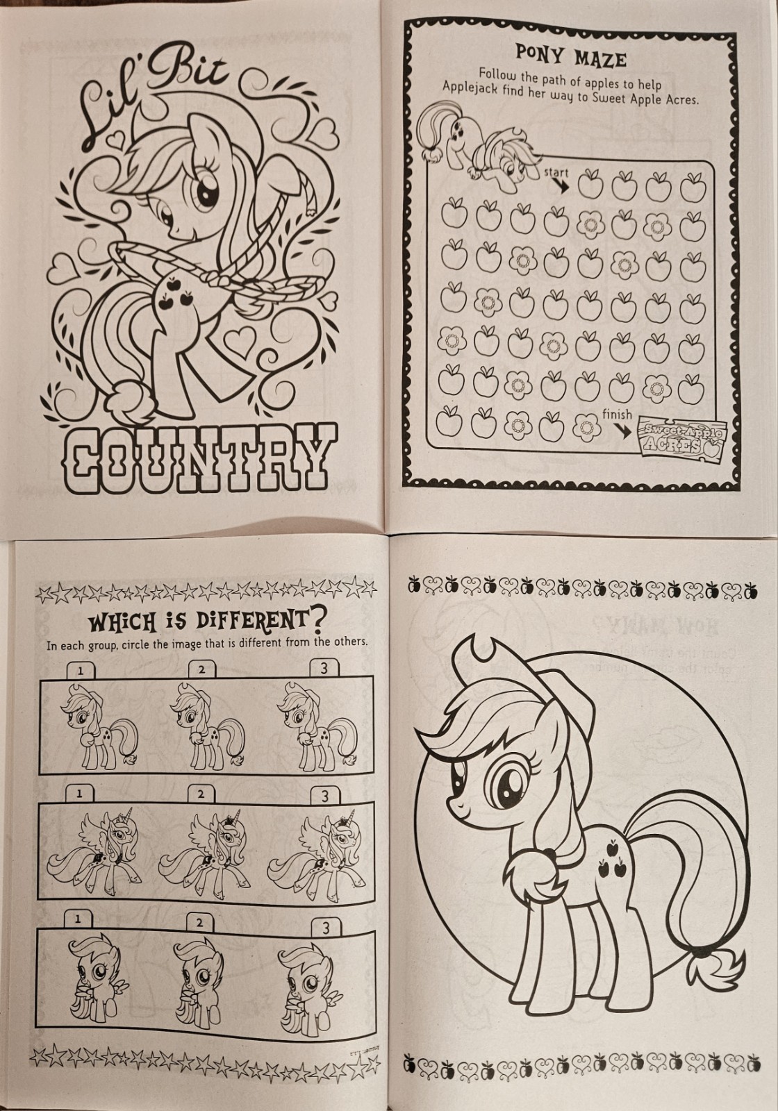 My Little Pony Jumbo Coloring & Activity Books Gift Set Of 6 – Over 450 pages!