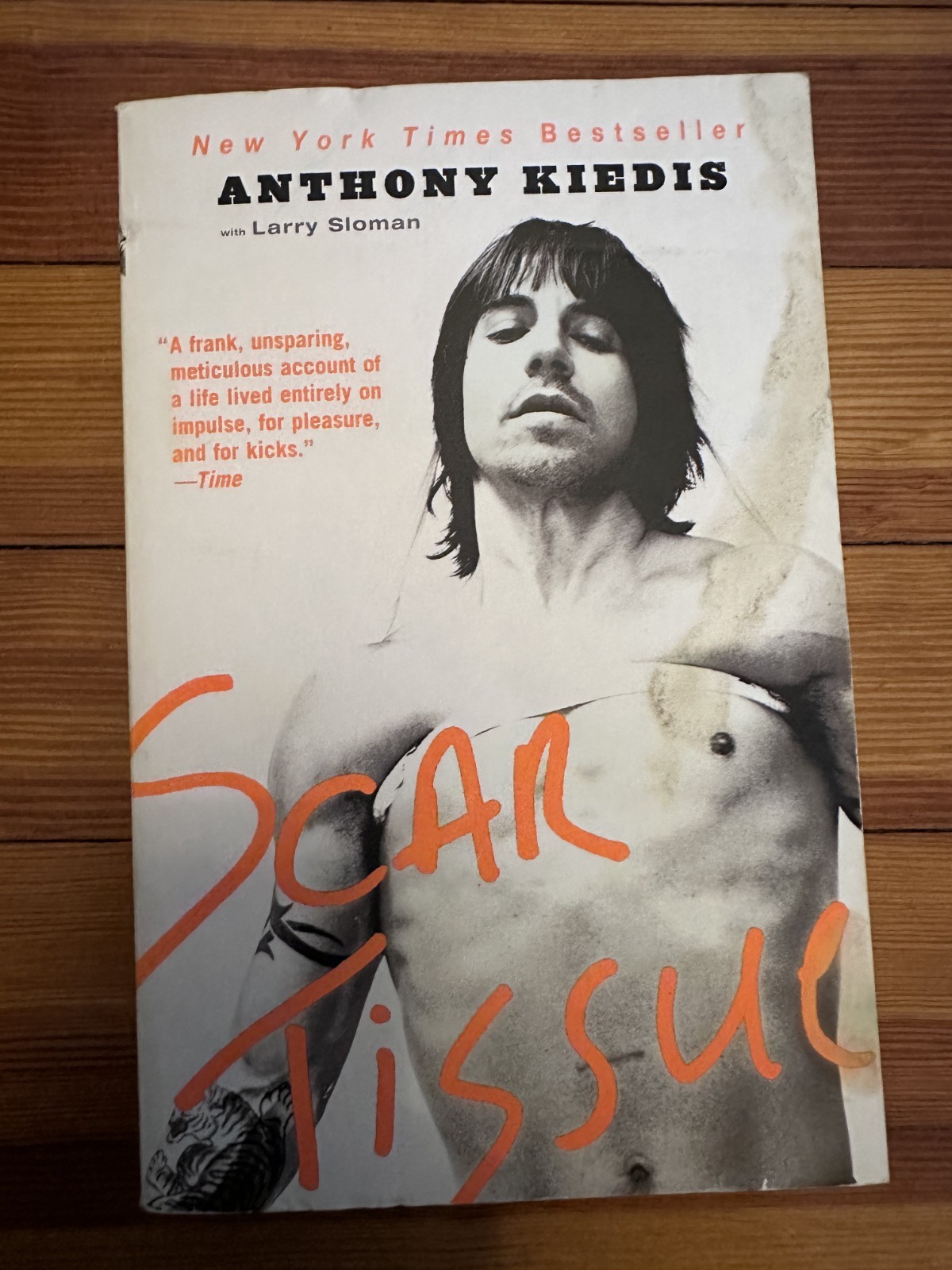 Scar Tissue Anthony Kiedis Red Hot Chili Peppers Paperback Memoir 2014