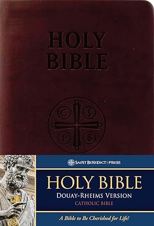 Douay-Rheims Bible (Burgundy Premium UltraSoft) Deluxe Edition New