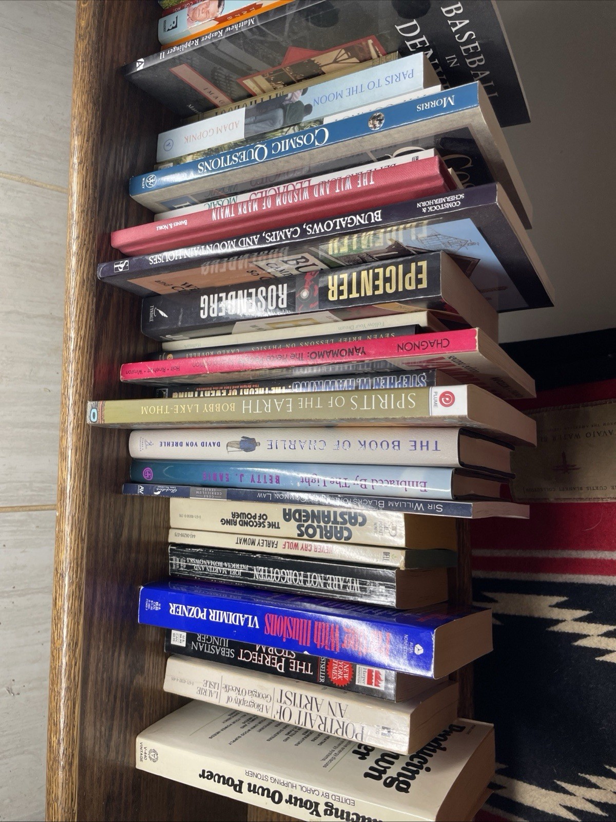 5 Pounds Assorted Non-Fiction Paperback Books Mass Market Various Sub Genres