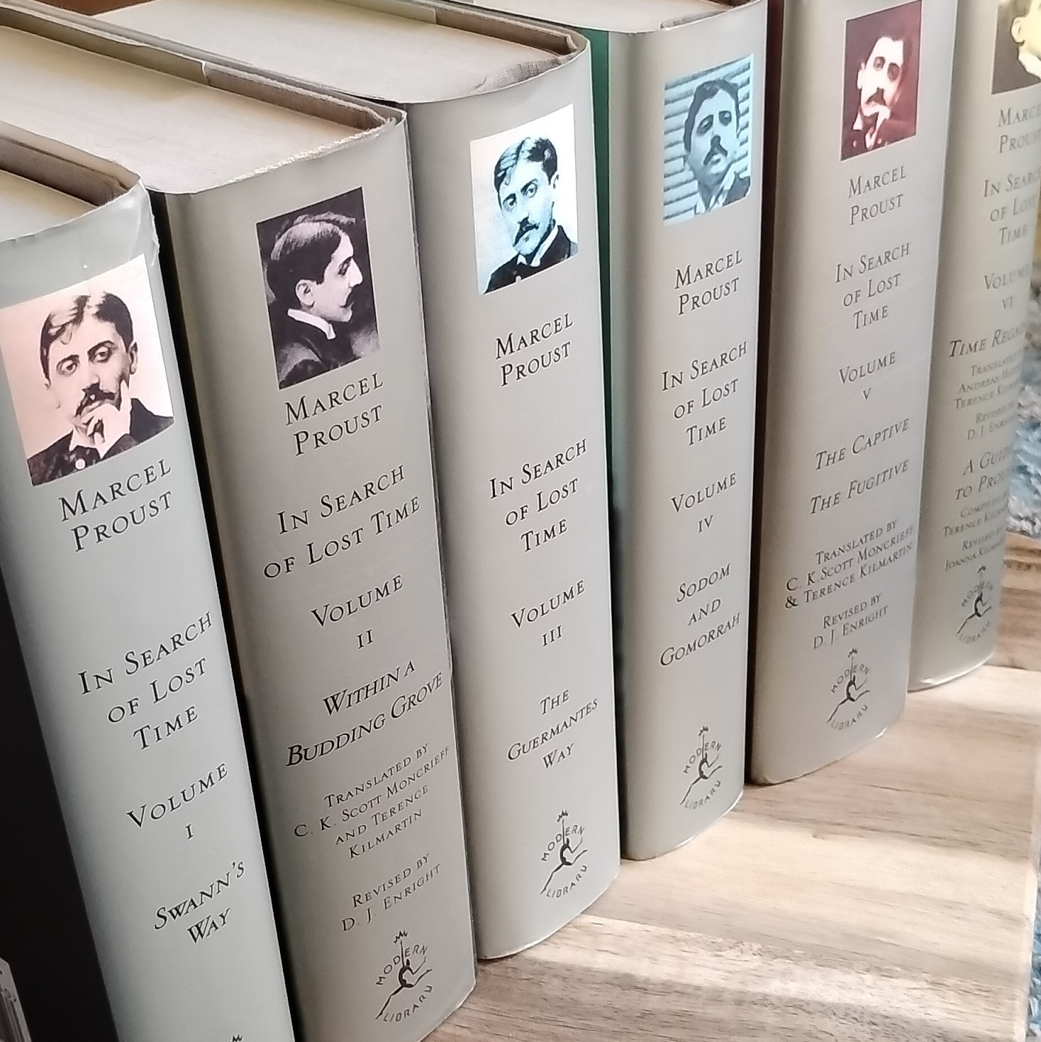 Marcel Proust In Search of Lost Time Modern Library HC Box Set 2003 English