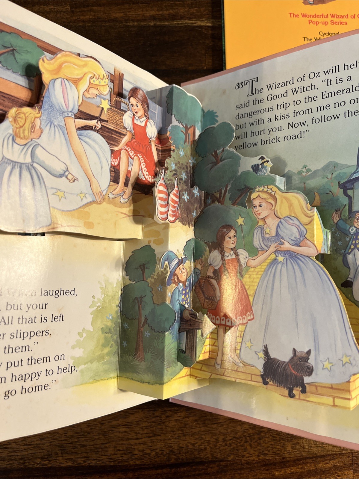 Vintage The Wizard of Oz Pop-Up Book Collection Box Set Of 4 Hardcover Books