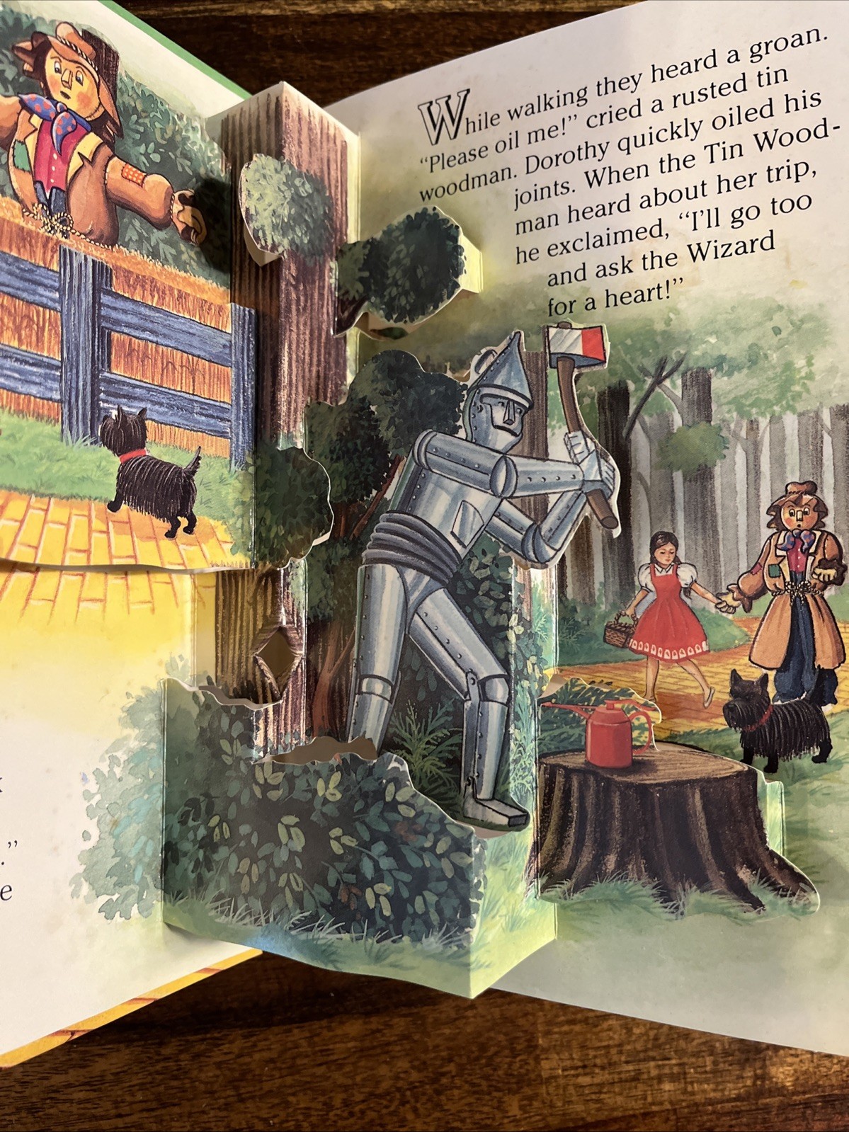 Vintage The Wizard of Oz Pop-Up Book Collection Box Set Of 4 Hardcover Books