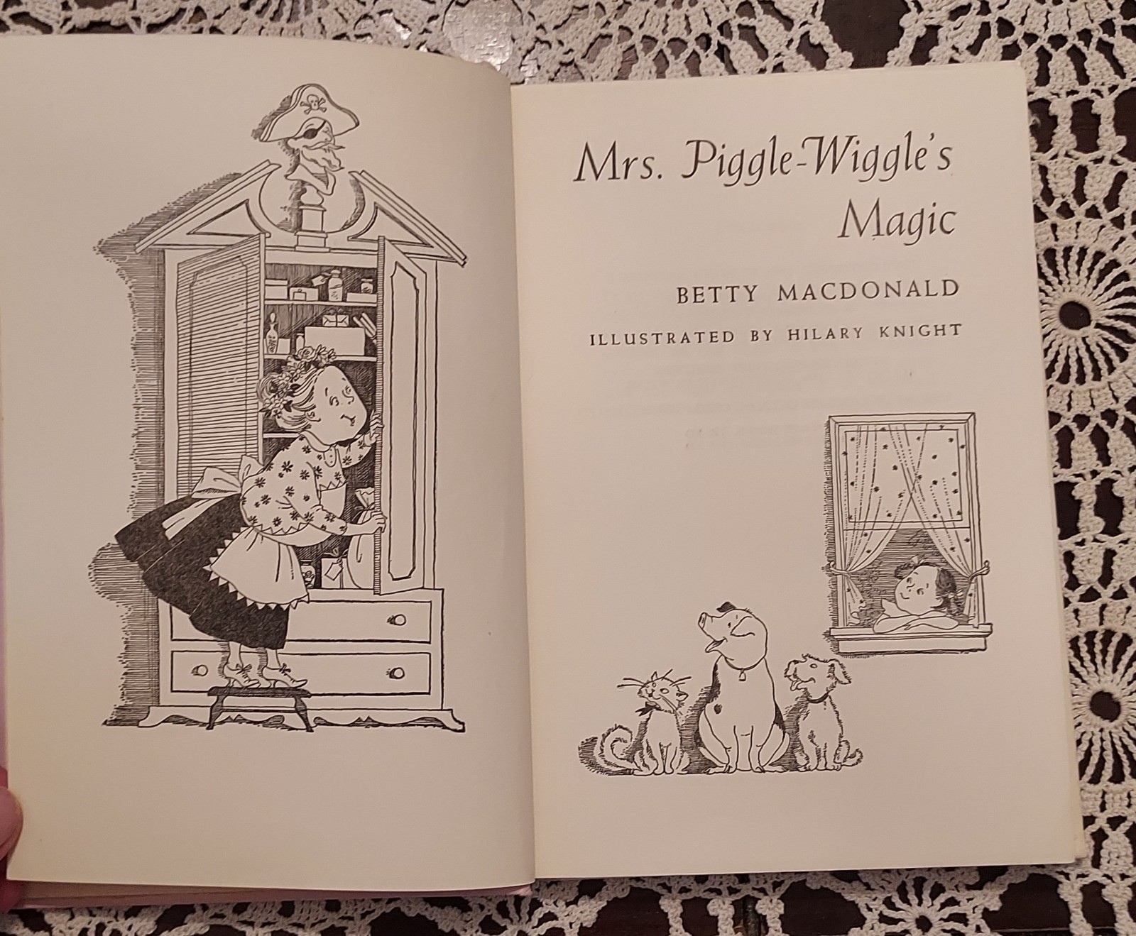 Mrs Piggle-Wiggle’s Lot 3 Vintage HC Betty MacDonald Magic Farm Piggle-Wiggle