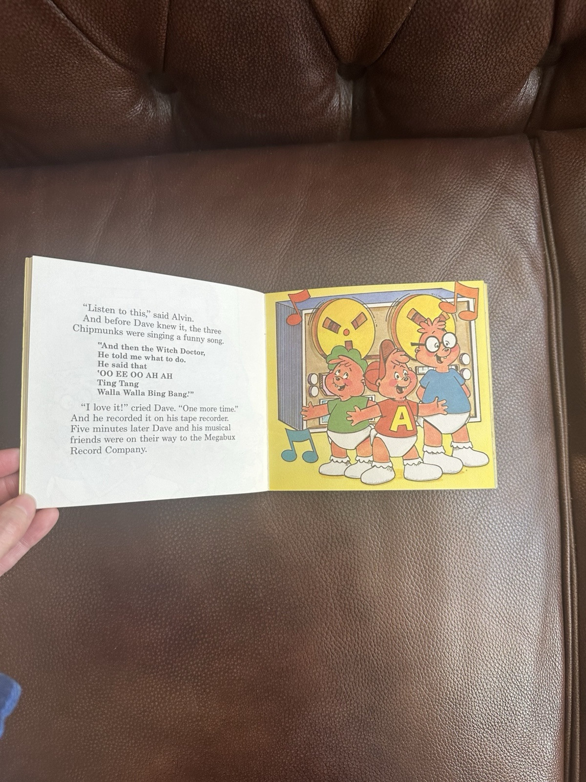Vintage Alvin & The Chipmunks- The Chipmunk Story Paperback 1983