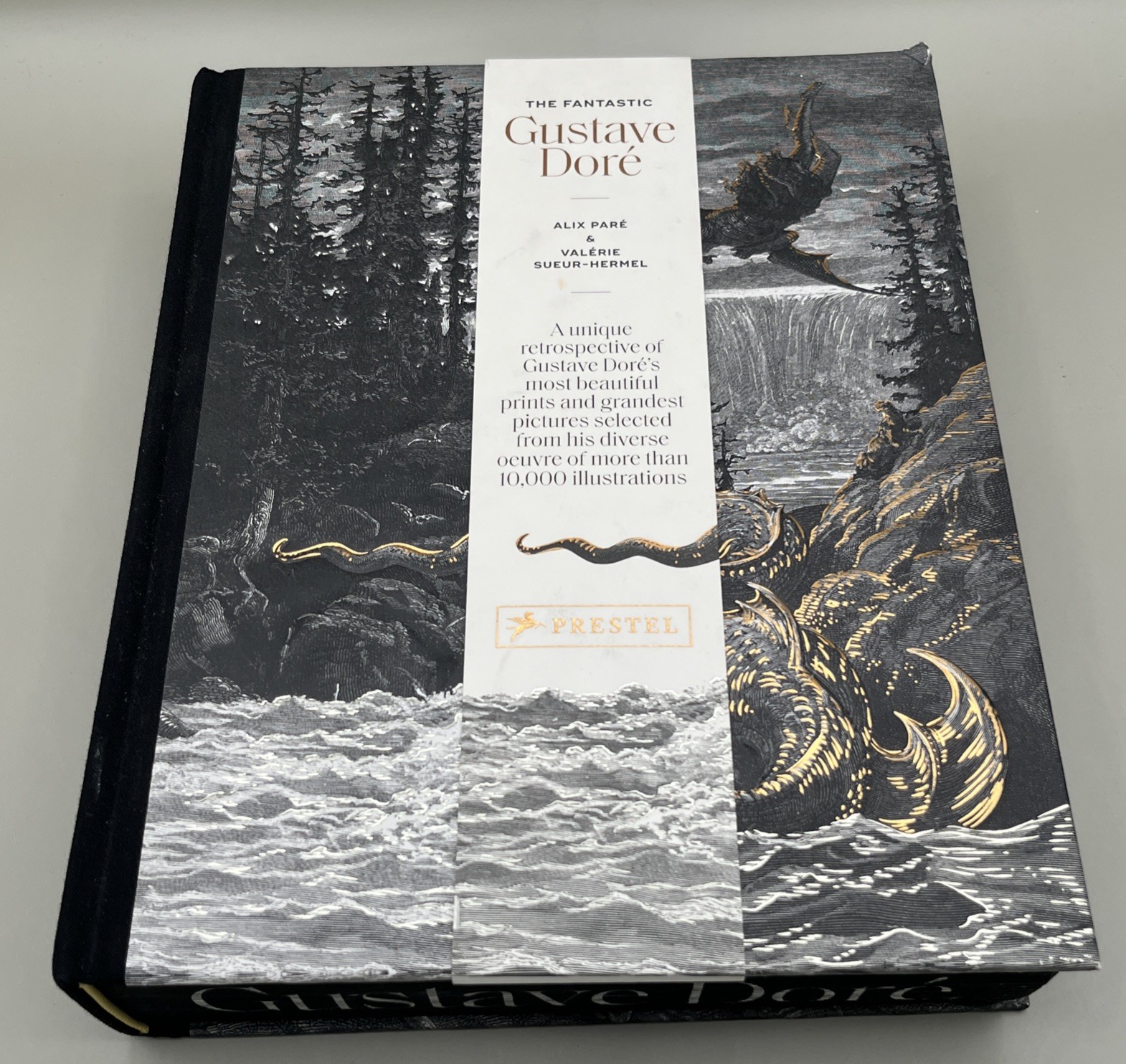 Fantastic Gustave Doré STUNNING BEAUTY HUGE ART BOOK B&W Prestel