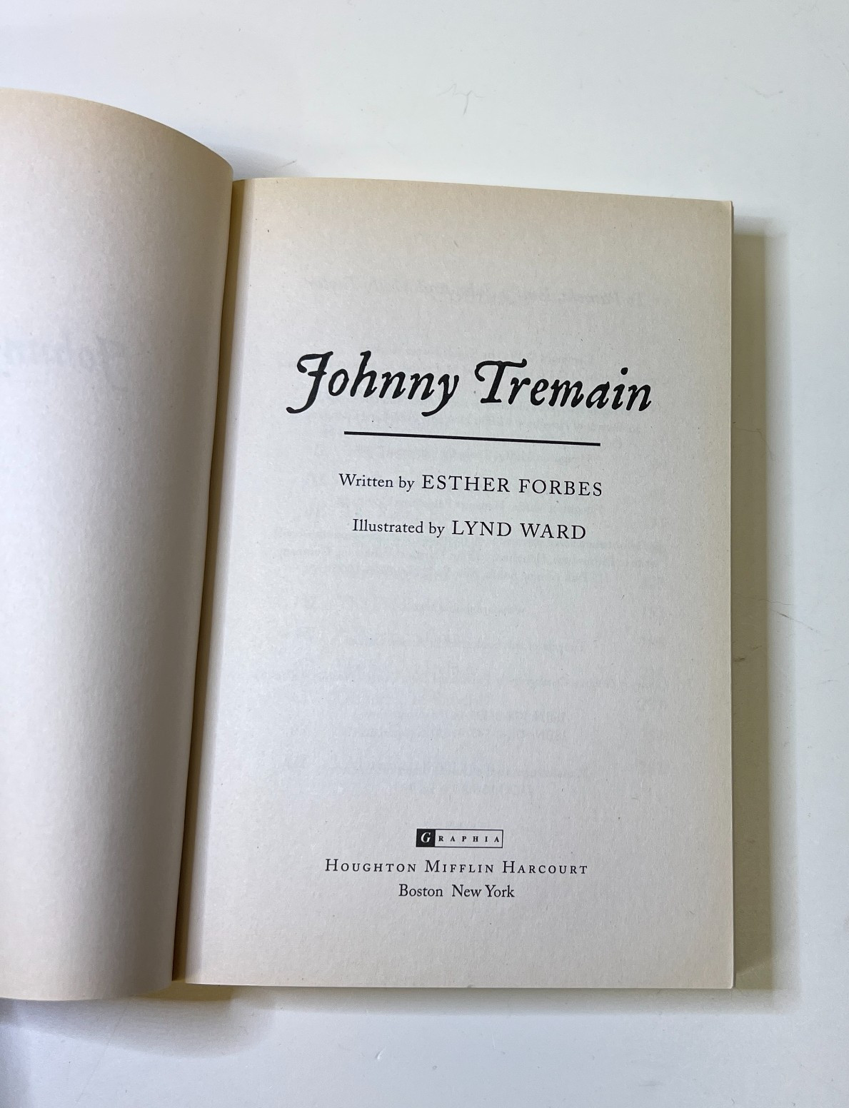Johnny Tremain – Paperback By Forbes, Esther Hoskins