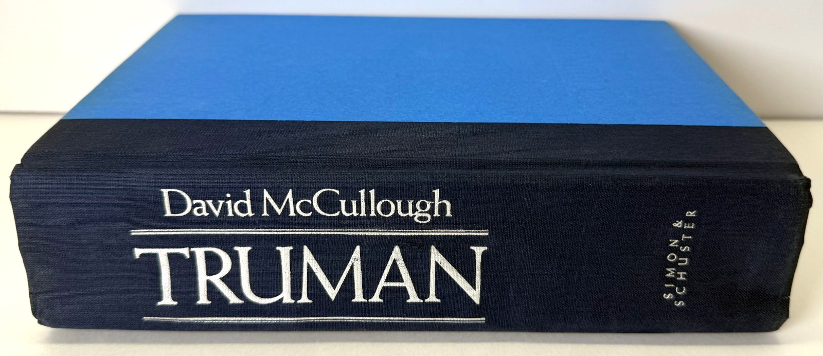 Truman (Pulitzer) David McCullough 1992 1st edition, 1st printing in Mylar, VG