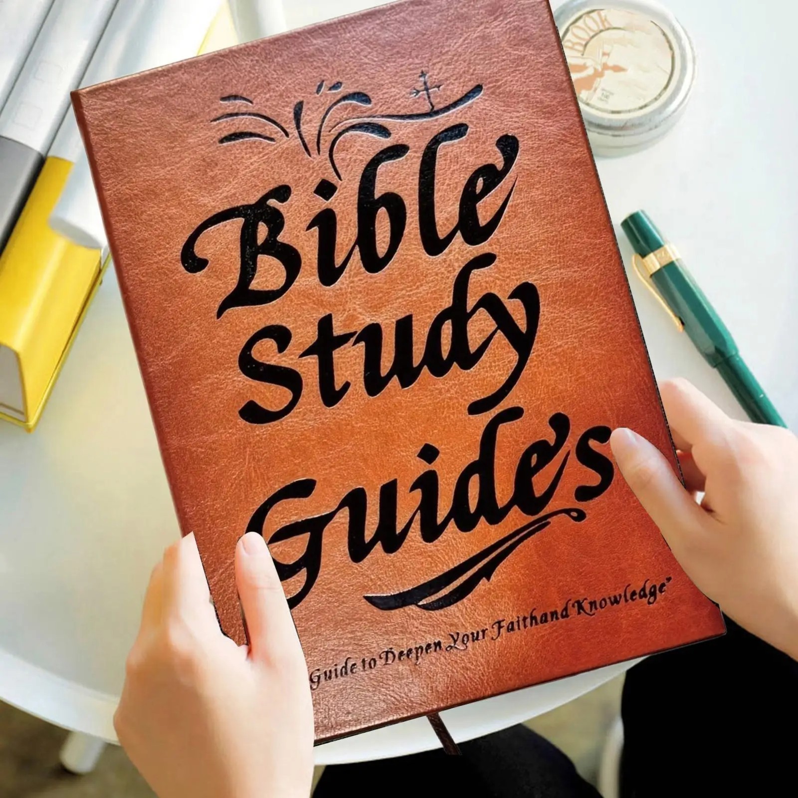 66-Page Bible Study Guide, Daily Devotional Journal,Study Notebook Based Planner