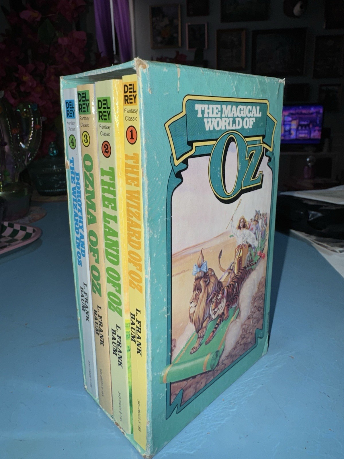 Magical World of Oz-4 Vol. by Baum, L. Frank boxed set books Del Rey