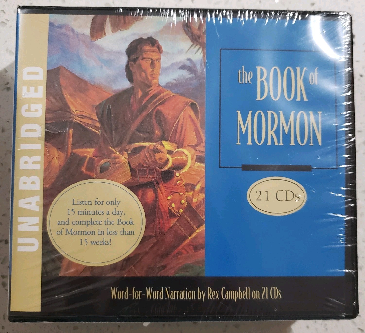 The Book of Mormon Audio Book 21 Compact Disc Set 2016 Rex Campbell Covenant LDS
