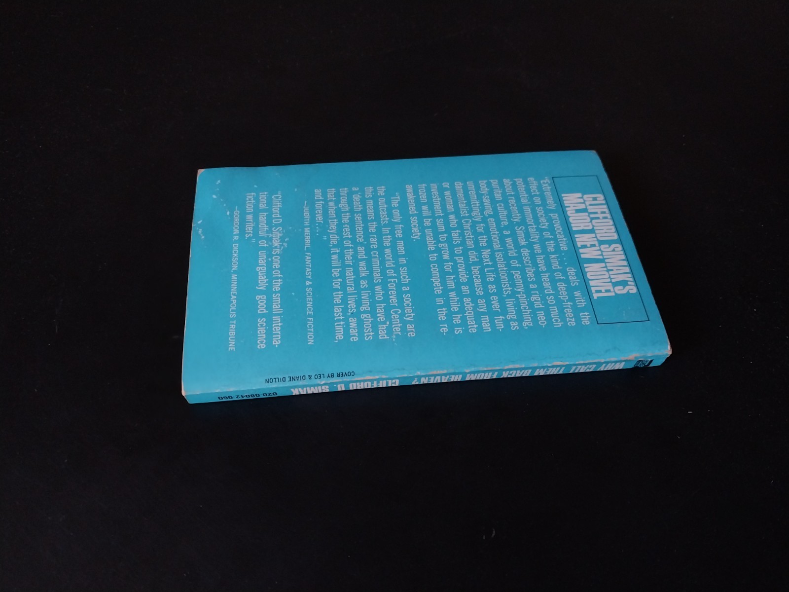 Clifford D. Simak – Why Call Them Back From Heaven? – Ace First Printing 1968
