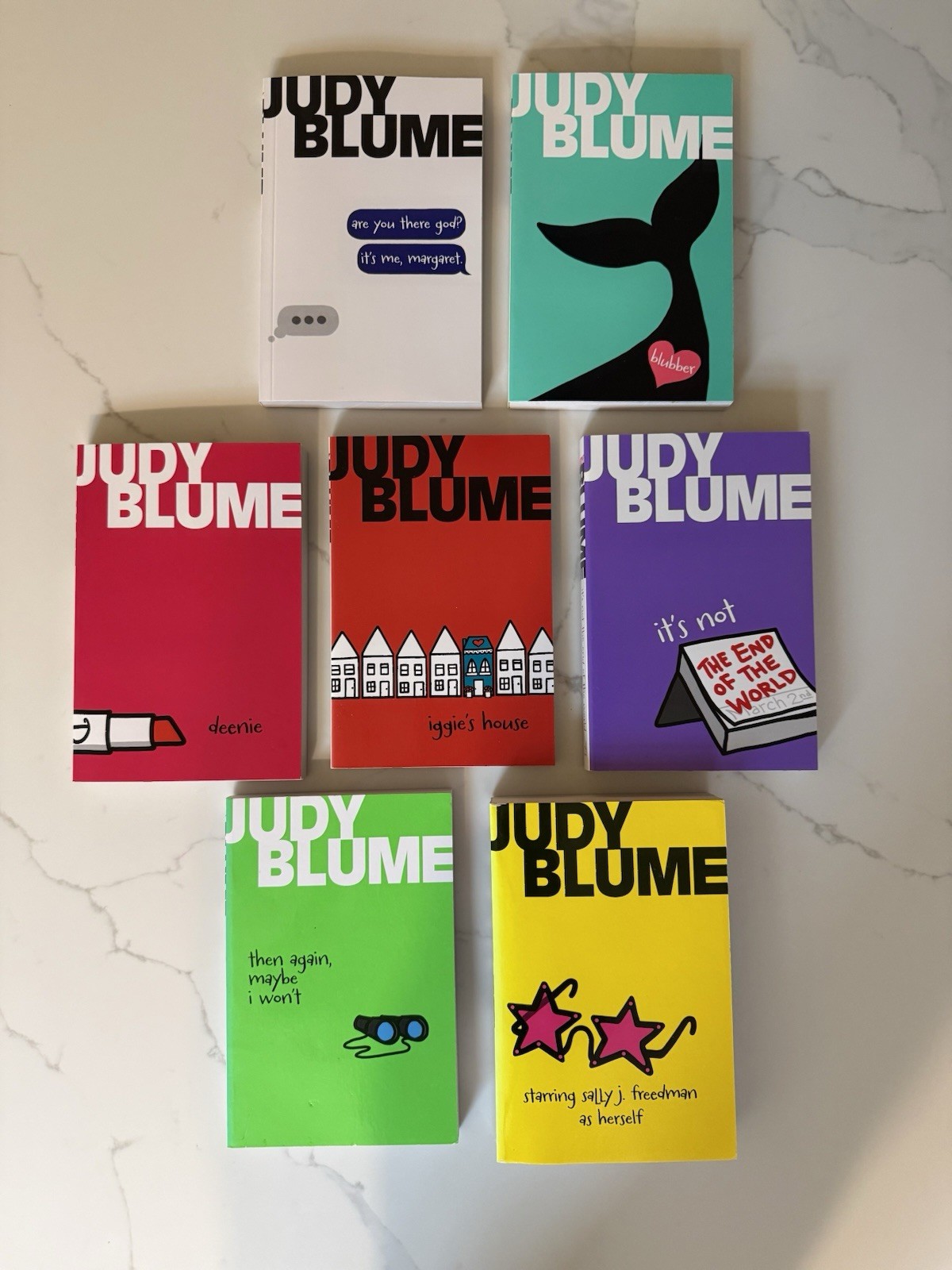 Judy Blume Essentials Box Set 7 Books Paperbacks With Slipcase Blubber Dennie